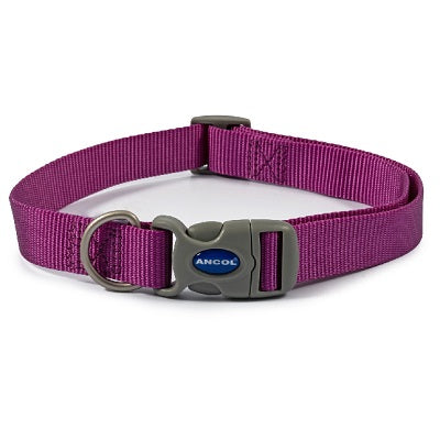 Ancol Viva Adjustable Quick Fit Collar Purple - Various Sizes