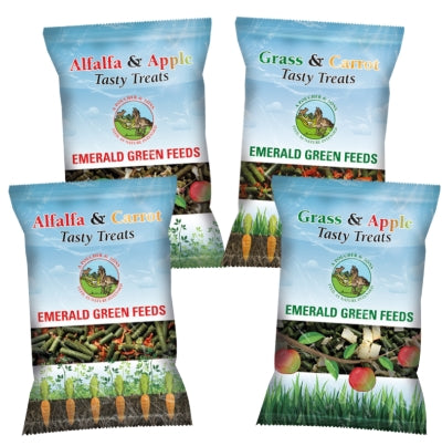 Emerald Green Tasty Treat Grass & Apple - 230 g