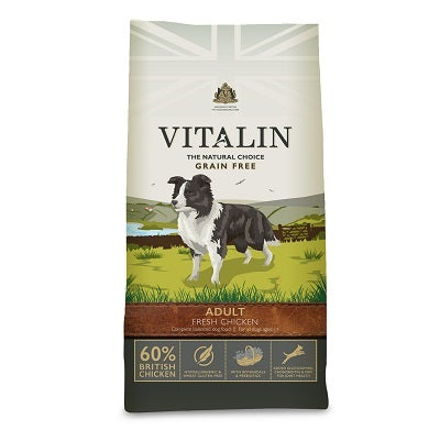 Vitalin Adult Grain Free Fresh Chicken - 12kg