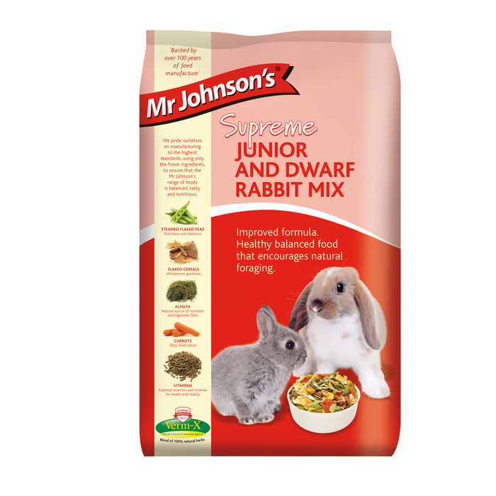 Mr Johnsons Supreme Rabbit Junior & Dwarf - Various Sizes