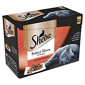 Sheba Select Slices in Gravy Succulent Collection 4 x 12 x 85g - APRIL SPECIAL OFFER - 24% OFF