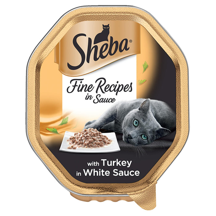 Sheba Tray Fine Recipes Turkey in Sauce 22 x 85g - MAY SPECIAL OFFER - 18% OFF