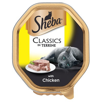 Sheba Tray Classic Terrine Chicken 22 x 85g - MAY SPECIAL OFFER - 18% OFF