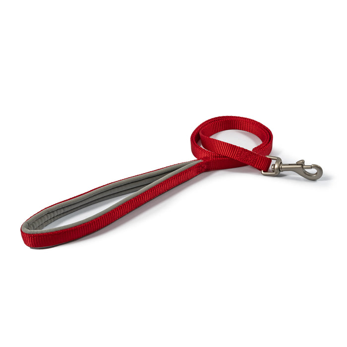 Ancol Nylon Padded Dog Lead Red - Various Sizes