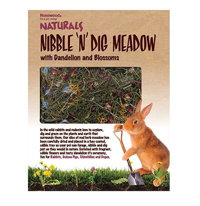 Rosewood Naturals Nibble & Dig Meadow 800g x 4