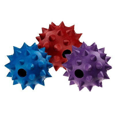 Classic Rubber Spike Ball with Bell x6 Large