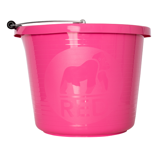 Red Gorilla Premium Bucket Pink 15L