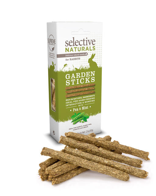 Supreme Selective Naturals Garden Sticks with Pea & Mint 4 x 60g