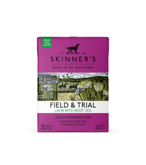 Skinners Field & Trial Adult Lamb with Root Veg Grain Free 18 x 390g