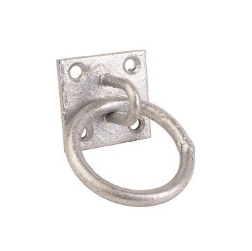 Chain Ring on Plate - Galvanised x 10