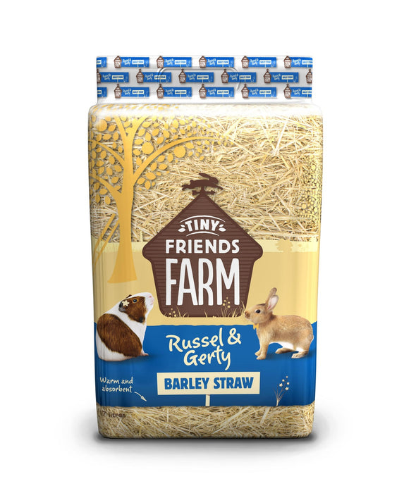 Tiny Friends Farm Barley Straw 5 x 17L/2kg