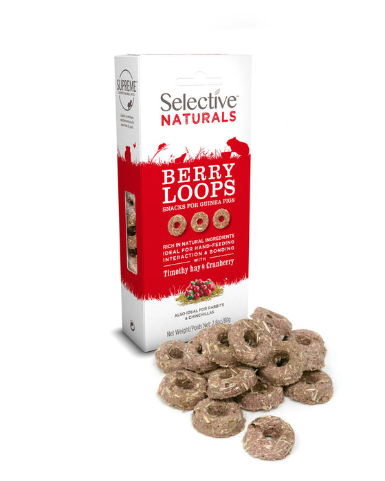 Supreme Selective Naturals Berry Loops 4 x 80g