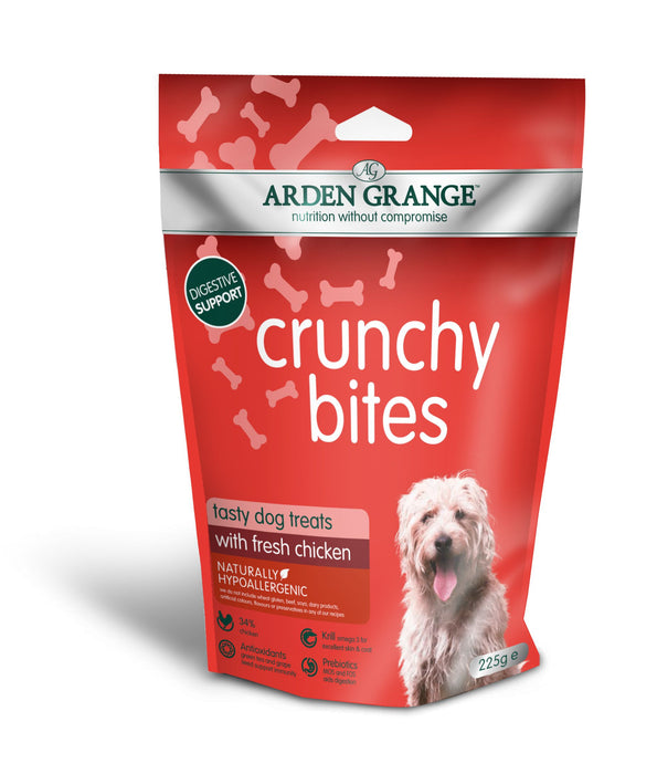 Arden Grange Dog Crunchy Bites Chicken - 225g