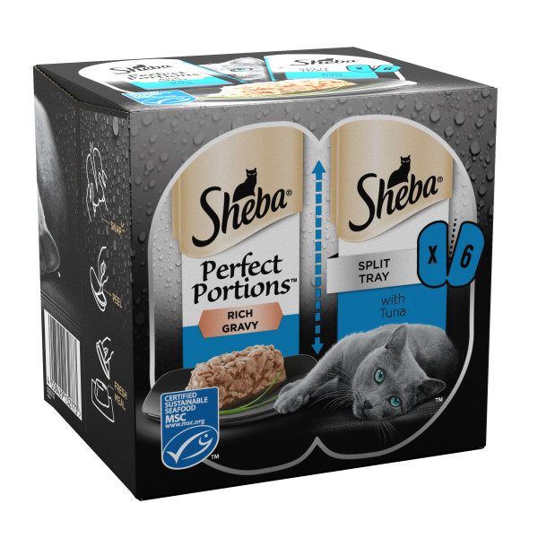 Sheba Perfect Portions Tuna Gravy 8x 3x75g