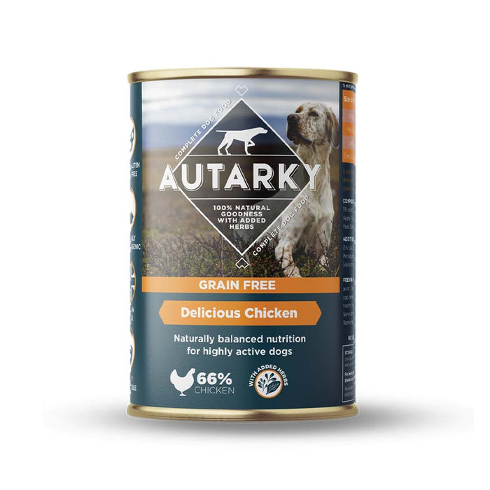 Autarky Grain Free Delicious Chicken with Veg Wet 12 x 395g