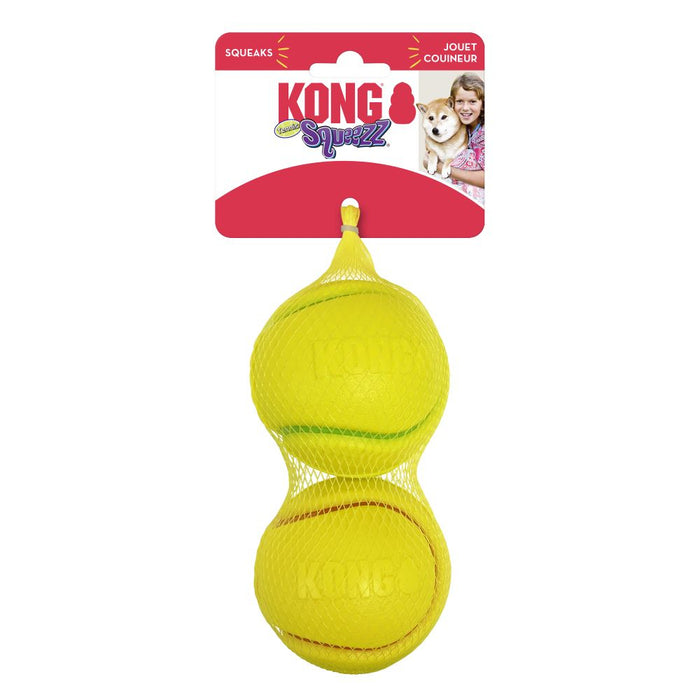 Kong Squeeze Tennis Balls x 2 Pack - Various Sizes