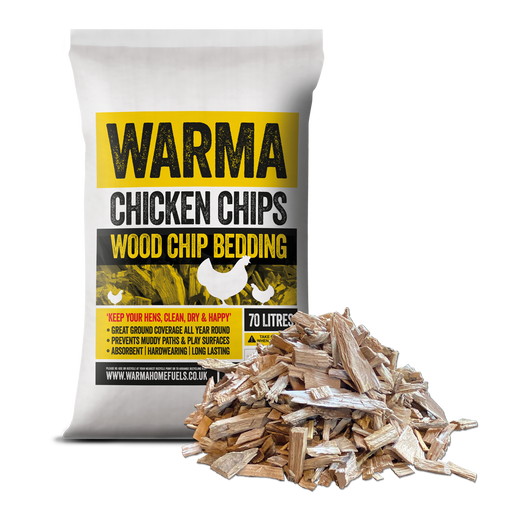 Warma Chicken Chips Woodchip Bedding - 70 L