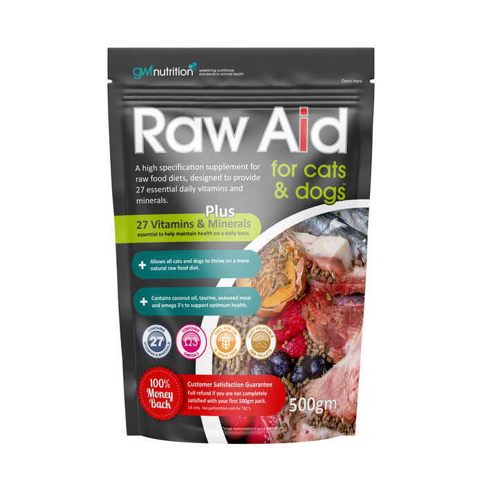 Growell Feeds Raw Aid for Cats & Dogs - 500g