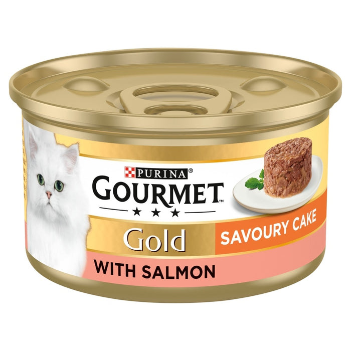 Gourmet Gold Savoury Cake Salmon 12x 85g