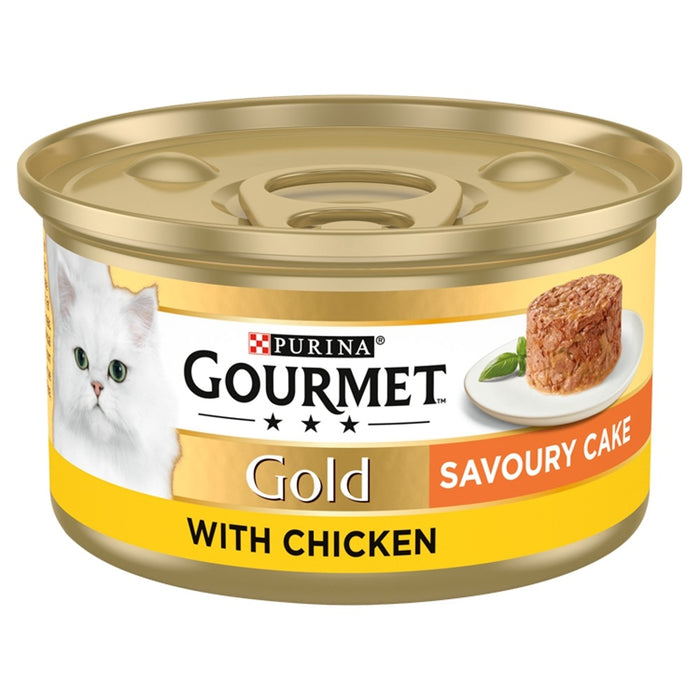 Gourmet Gold Savoury Cake Chicken 12x 85g