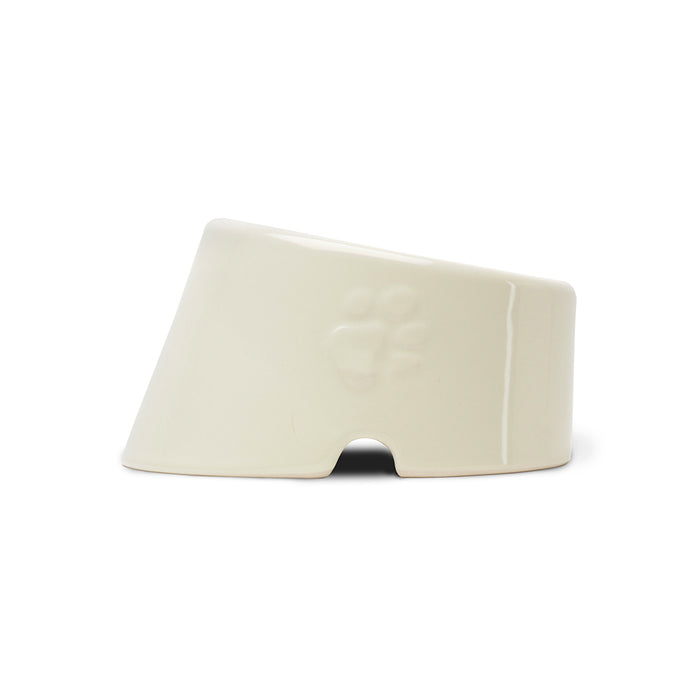 Scruffs Icon Cream Slanted Bowl 18cm