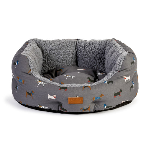 FatFace Marching Dogs Deluxe Slumber Bed - Various Sizes