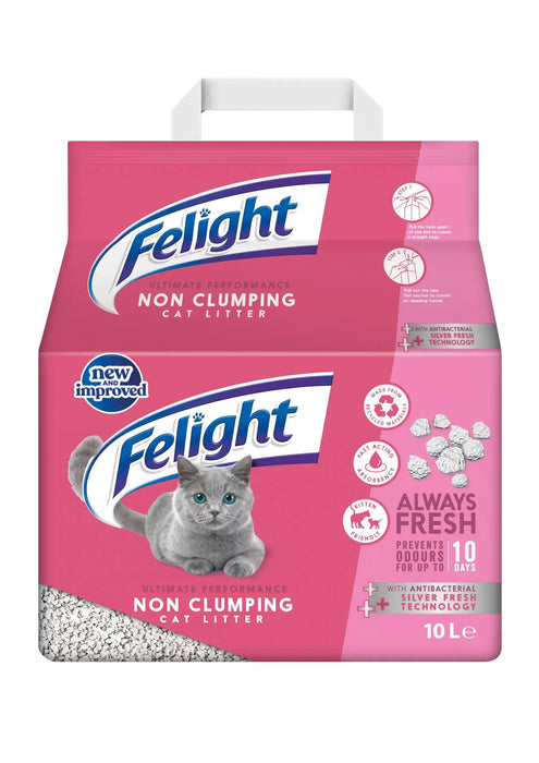 BM Felight Anti Bac Non Clump Cat Litter - Various Sizes