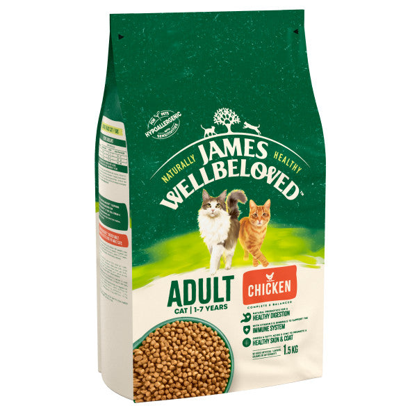 James Wellbeloved Cat Adult Chicken & Rice - Various Pack Sizes - MAY SPECIAL OFFER - 47% OFF