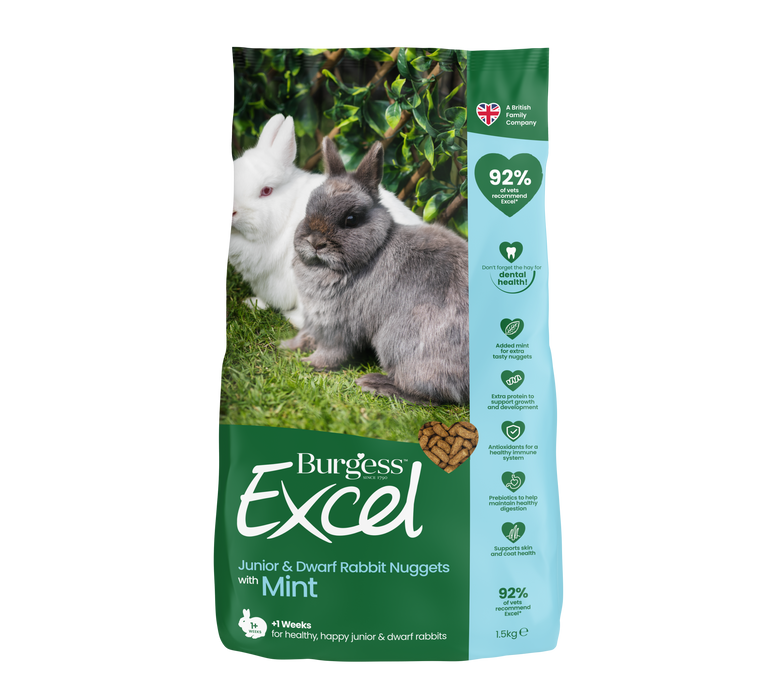Burgess Excel Rabbit Junior & Dwarf - Various Sizes