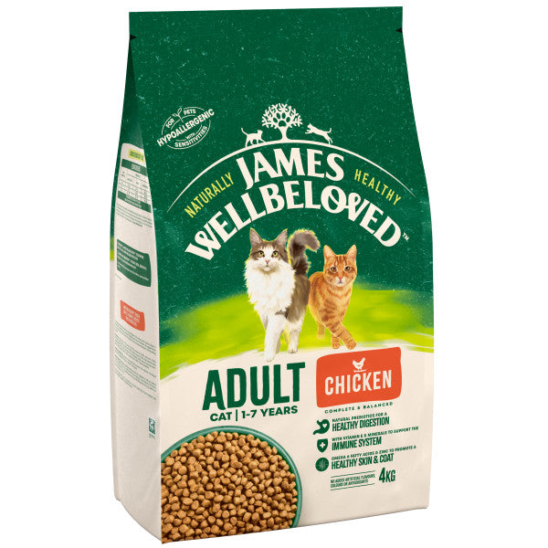 James Wellbeloved Cat Adult Chicken & Rice - Various Pack Sizes