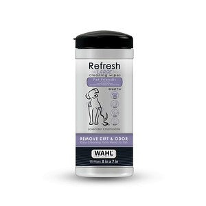 Wahl Dog Refresh Cleaning Wipes - Lavender and Chamomile