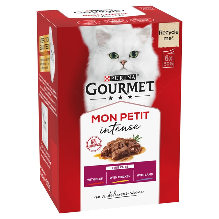Gourmet Mon Petit Beef Chicken & Lamb - 8x 6x50g - APRIL SPECIAL OFFER - 7% OFF