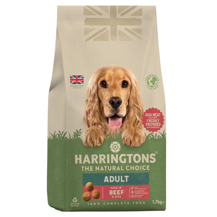 Harringtons Dog Beef & Brown Rice - Various Sizes - MAY SPECIAL OFFER - 6% OFF