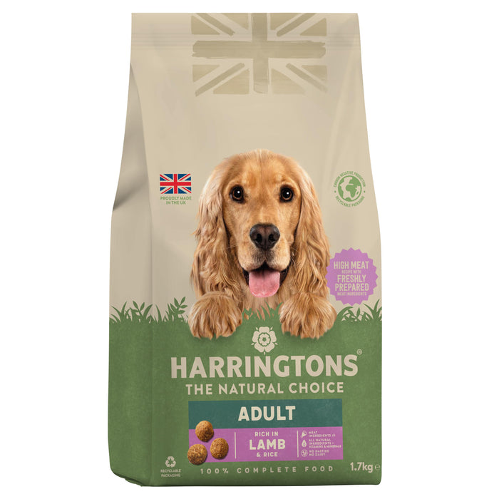 Harringtons Dog Lamb & Rice 4x1.7kg - MAY SPECIAL OFFER - 6% OFF
