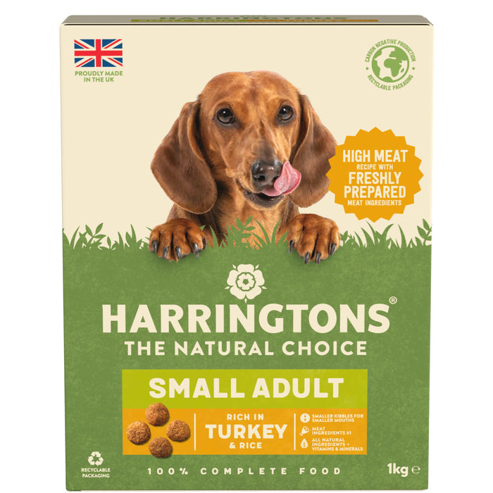 Harringtons Small Dog Turkey 5x1kg