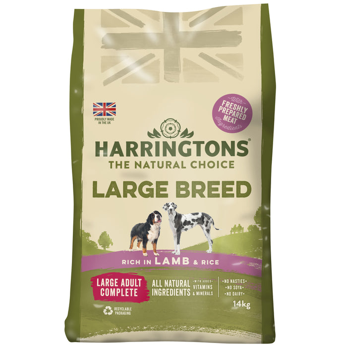 Harringtons Dog Large Breed Lamb - 14kg