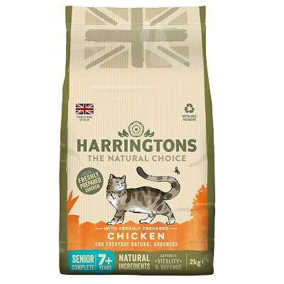 Harringtons Chicken Senior Dry Cat Food - Multi-Pack