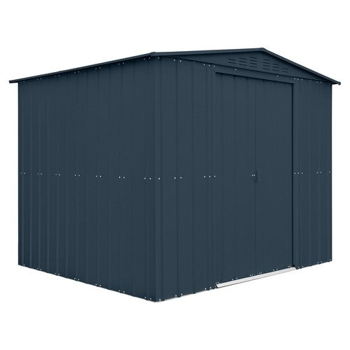 Global 8x8 Anthracite  Metal Apex Shed