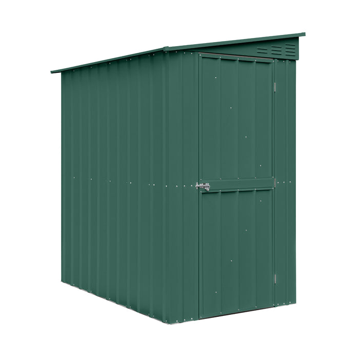 Global 4x6 Heritage Green Metal Lean To Shed