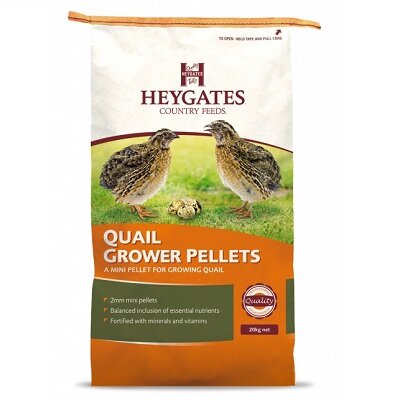 Heygates Quail Grower Pellets  - 20 kg
