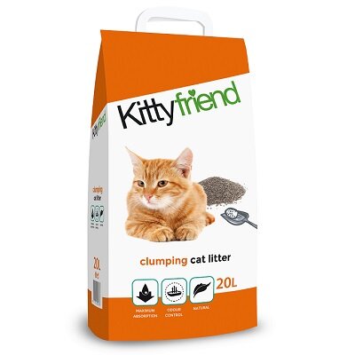 Kitty Friend Clumping Cat Litter - 20 L