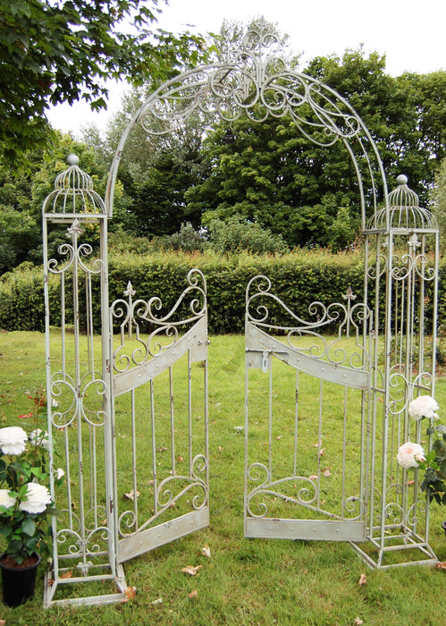 VINTAGE ARCH - With GATES - Antique green