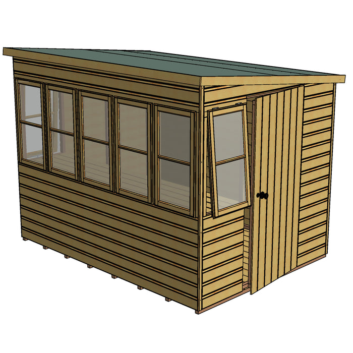 Sun Pent Potting Shed 8' x 6' - MAY SPECIAL OFFER