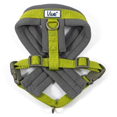 Ancol Viva Padded Harness Lime - Various Sizes