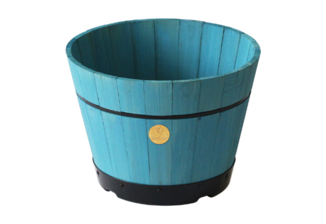 Build A Barrel by VegTrug, Medium 46cm - Powder Blue (FSC 100%)