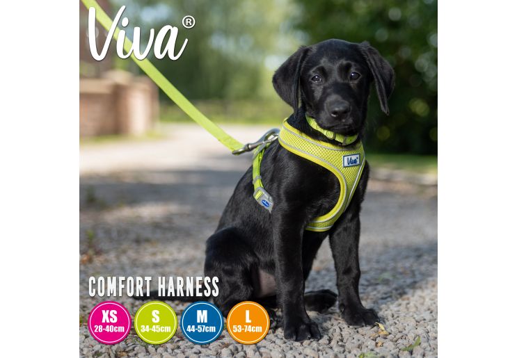 Ancol Viva Mesh Dog Harness Black - Various Sizes
