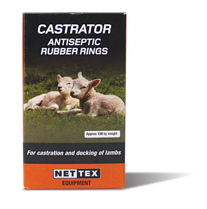 Net-Tex Lamb Castration Rings 100 Box