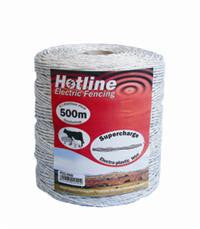 Supercharge White - 1.2mm - 6 Strand Polywire for Electric Fence - 250m Length