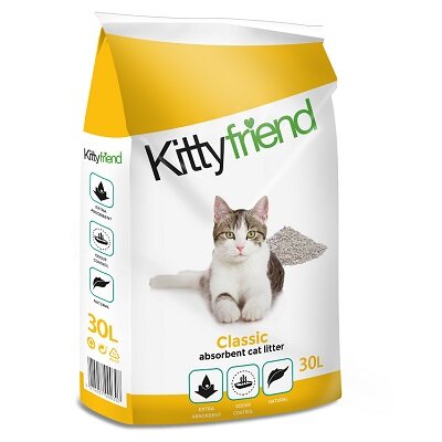 Kitty Friend Classic Cat Litter - 30 L