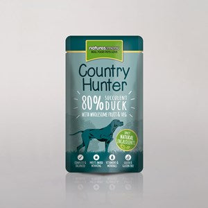 Natures Menu Country Hunter Dog Pouch Duck 3x 6x150g